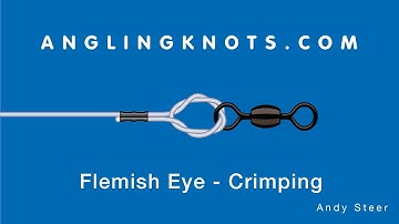 How To Tie The Flemish Eye - Crimping
