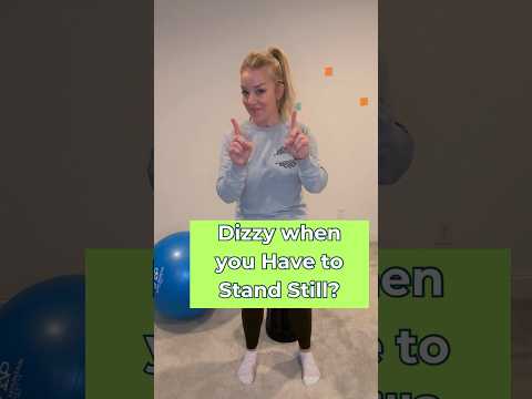 Dizzy with Standing Still?? Try This Exercise! #vestibular #balance