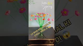 Turn a Plastic Bottle a Beautiful Flower Bouquet 🌸 | DIY Science Project 7th class #shorts #science