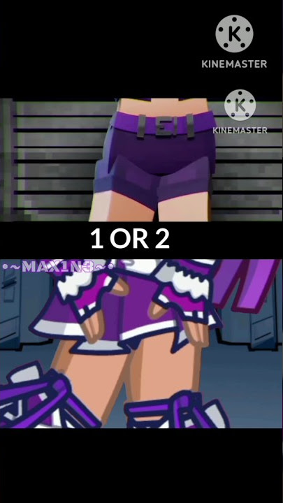 1 OR 2 |PURPLE GIRL|🟣 ❤️Minecraft vs GACHA LIFE 2 ❤️ #gl2 #gacha