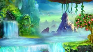 Video Background Stock Footage Free (  dreamy beautiful scenery huaguoshan waterfall wonderland ) screenshot 5