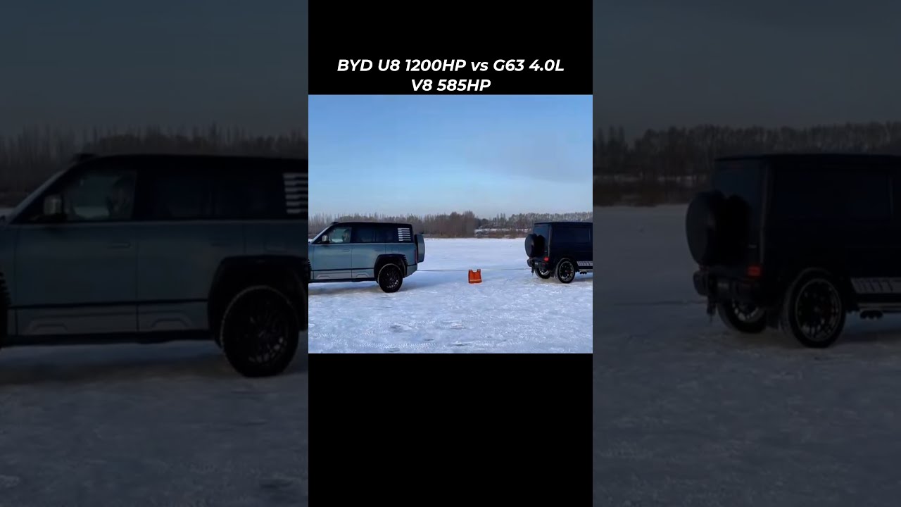 BYD U8 1200HP Vs Mercedes G63 4 0L V8 585HP Offroad Shorts