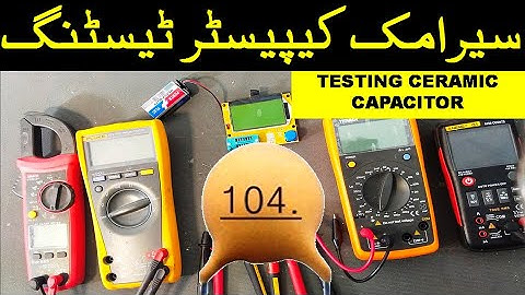 {255} How To Test Ceramic Capacitor /Non Polarized/ Non Polar/  AC Capacitor With Multimeter