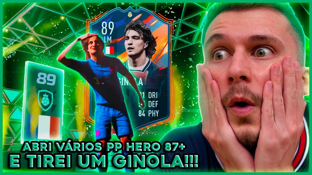 MEU DEUS!!! TIREI UM GINOLA ABRINDO OS PP HERO 87+!! MITAMOS MUITO! FIFA 23 - UT