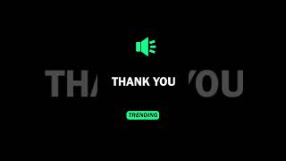 Thank You Meme Sound Effect Tik Tok Trend