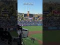 Blake Snell catches first pitch from Kelsey Plum #LASparks #DodgerStadium