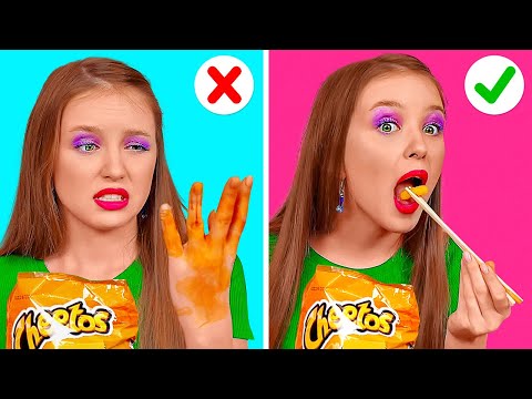 COOL FOOD HACKS FOR REAL FOODIES! || Yummy Kitchen Hacks by 123 Go! Gold