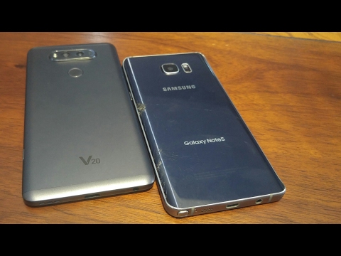 LG V20 vs Samsung Galaxy Note 5