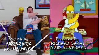 Comiendo Con Homero Simpson Parodia
