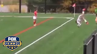 Wild flip-throw goal clinches regular season title for Buffalo State | FOX SOCCER