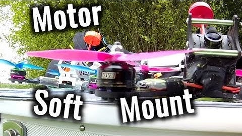 soft mount your Motors! - FPV Freestyle soft mounted Motor Test