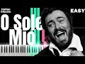 O Sole Mio (Italian Classic) | EASY Piano Tutorial for Beginners (Sheet Music)