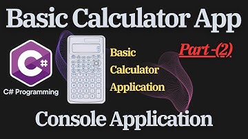 Programming Tutorial (C#) - How to Create BASIC CALCULATOR App - Part2  #coding   #programming