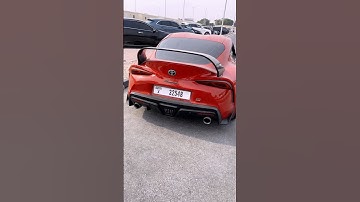 toyota supra gr 3.0 exhaust sounds 🔥📣😱#shorts #toyota #supra #exhaust #sound