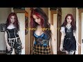adding an edgy/punk vibe to lingerie & lacy clothing! (lingerie as outerwear!)