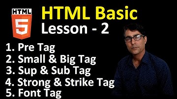 HTML Basic Course for Beginners in hindi Lesson-2 | Web Designing with HTML (Notepad) in hindi