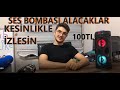 SES BOMBASI ALACAKSAN BU VİDEYU KESİNLİKLE İZLEMELESİN! 3 ADET SES BOMBASI TANITIMI!