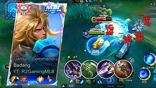 BADANG NEW SKIN - QUANTUM COMMANDO GAMEPLAY 🔥| badang best build and emblem 2026 💪