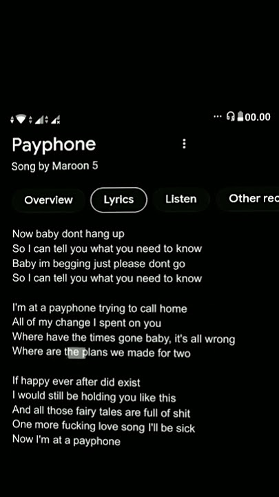 Story wa Lagu Payphone  by Maroon 5🎶