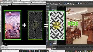 Hướng dẫn vẽ CNC chữ vạn " CHẤT LƯỢNG" bằng cad và 3dsmax file