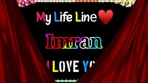 Imran name status video Imran name WhatsApp status video Imran name romantic status