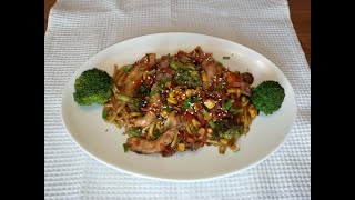 وصفة الدجاج الصيني الرائعة متل المطاعم