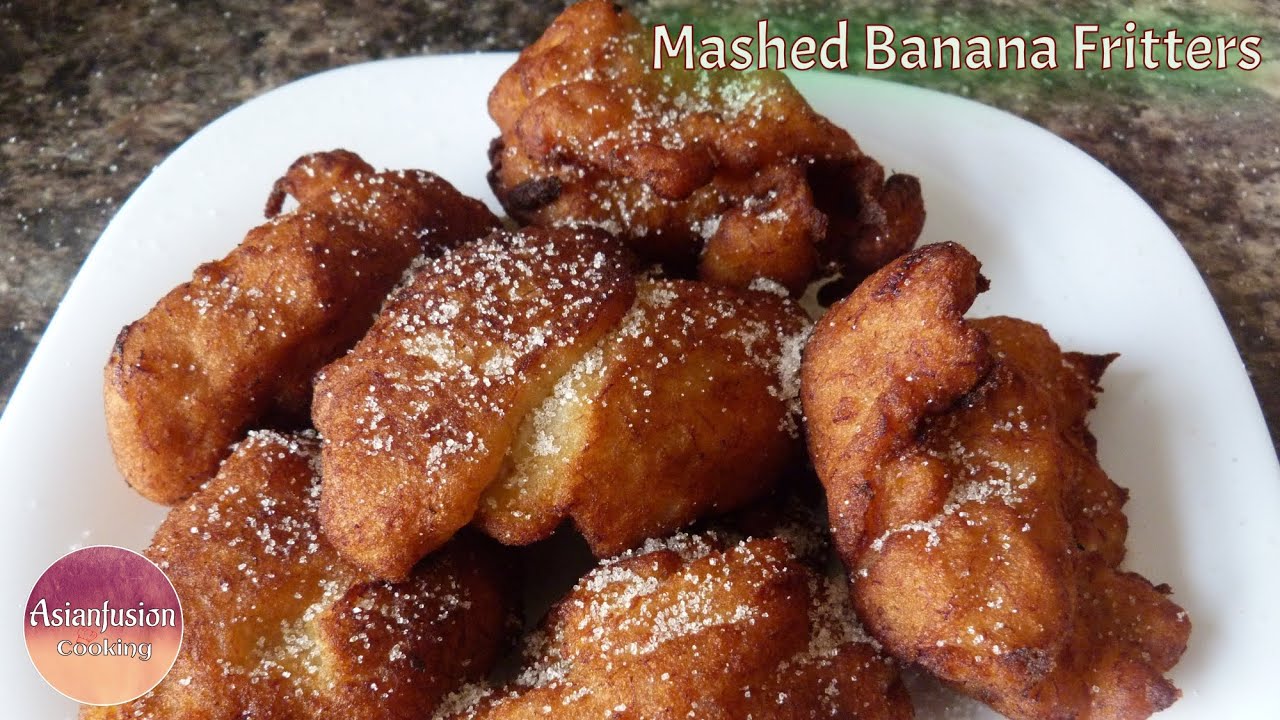 Mashed Banana Fritters - YouTube