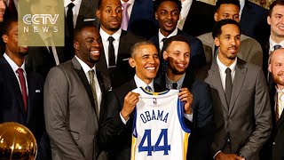 NBA champions attend reception at White House screenshot 4