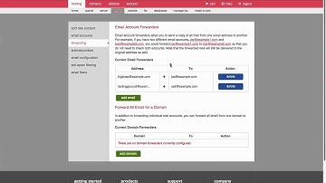 How to create an email forwarder in your Justhost control panel