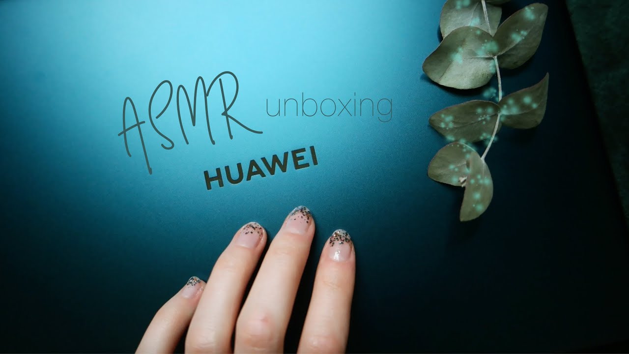 [ASMR] Huawei MateBook X Pro Unboxing – keyboard sounds, tapping, soft spoken