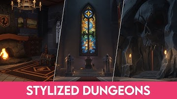 Stylized Dungeons for Unity - 3D Cave and Ruins with Interior