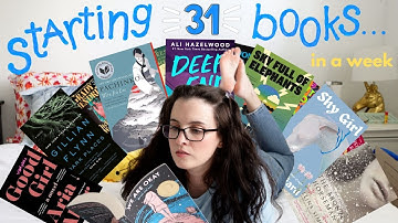 experimenting with reading multiple books at once 📚 a very yappy reading vlog! 31 books in a week