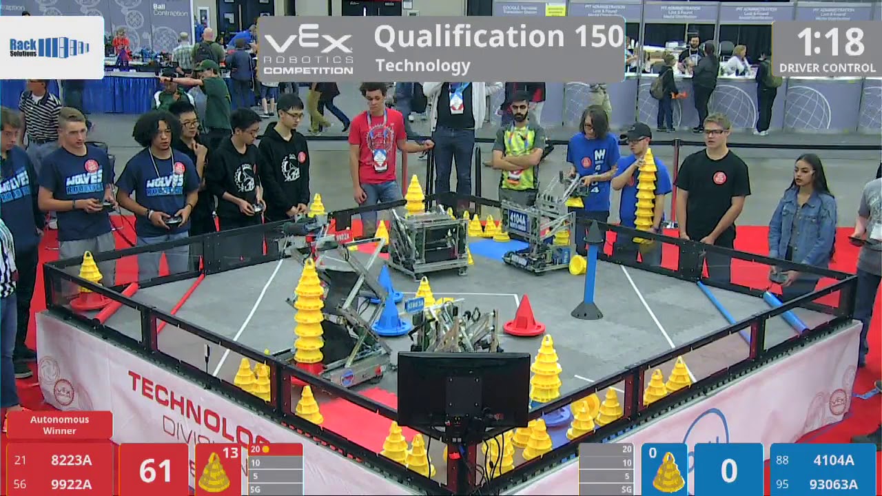 2018 VRC Tech Q150 - 8223A 9922A vs 4104A 93063A - 136 to 64