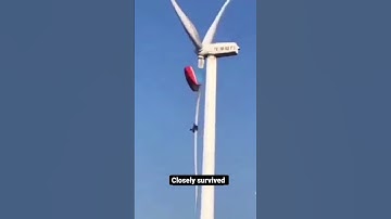 WIND TURBINE ACCIDENT 🥵😲🤔 #shorts #electrical