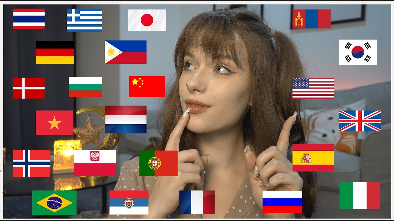 ASMR "I Love You" in 20 Different Languages