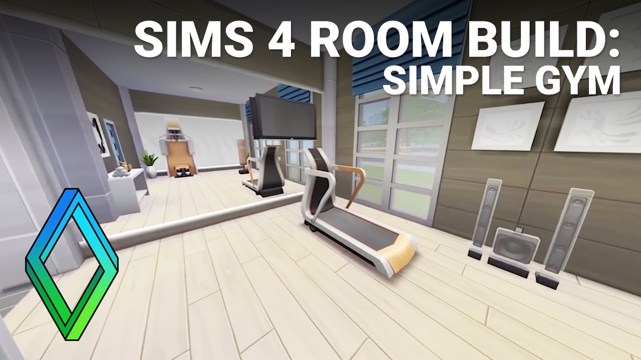 The Sims 4 Room Build - Simple Gym - YouTube