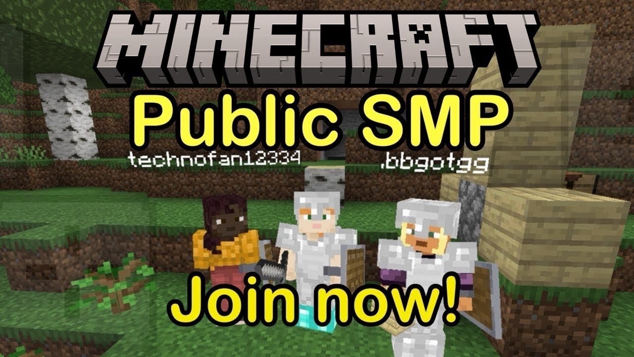 Minecraft Public Smp Live | 24/7 Public Server | Java + Pe | # ...