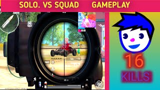 Pubg Mobile Lite Solo vs Squad High Rank gameplay | LIKE AND SUBSCRIBE