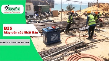 Máy uốn sắt B25 Nhật Bản - Cung cấp tại Tp.Phan Thiết, Bình Thuận