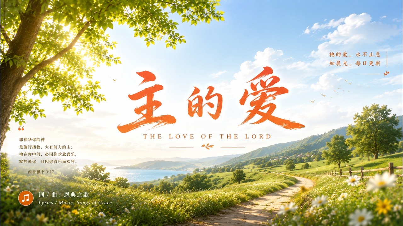 《主的愛》|感人敬拜詩歌 Worship Song|恩典之歌 Songs of Grace - YouTube