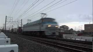 EF66 133号機[吹]牽引3075レ 静岡駅～安倍川駅間通過