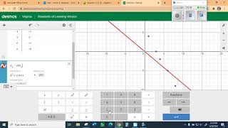 Line of best fit using Desmos. Great for Virginia Algebra 1 SOL review