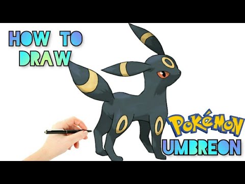 How to draw umbreon  How to draw Pokmon  ThePokmonArtist  V Art Studio