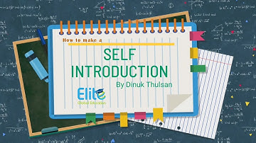 Self introduction video | Sample Video | Study In China | Elite Global Edu