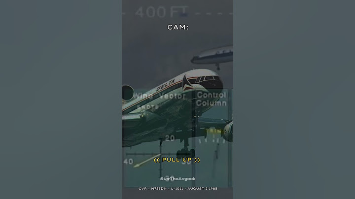 Last Moments of Delta Flight 191..