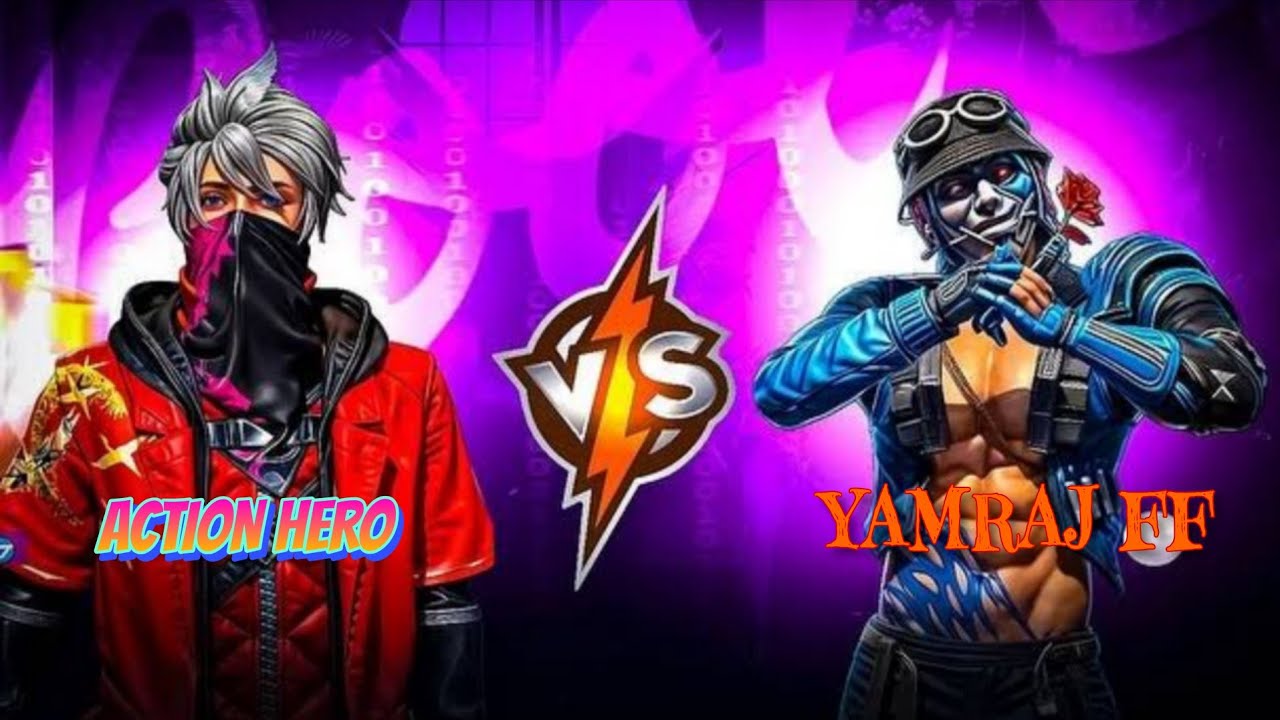 ACTION HERO VS YAMRAJ FF FREE FIRE CASTOM MATCH 