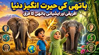 Elephant Facts for Kids | African vs. Asian Elephant | Amazing Elephant Facts | Wildlife Documentary