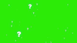 Question Mark Overlay  Green Screen  (help2editor)