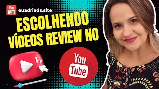 Escolhendo vídeos para anúncios em campanha Rede de Display do Youtube.