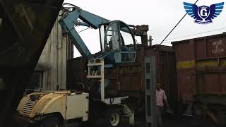Mobile Auger-sampling from wagon